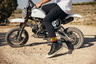 Go Fast Black Lucky Cotton Crew Socks