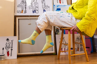 KOM Socks - Cheeky Alpini Embroidery Frilly