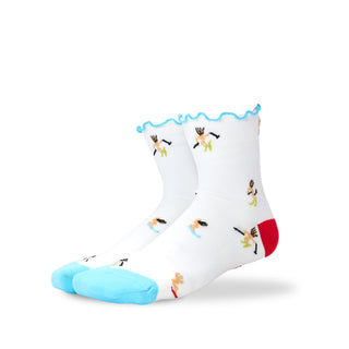 Cheeky Alpini Frilly KOM Cooling Socks