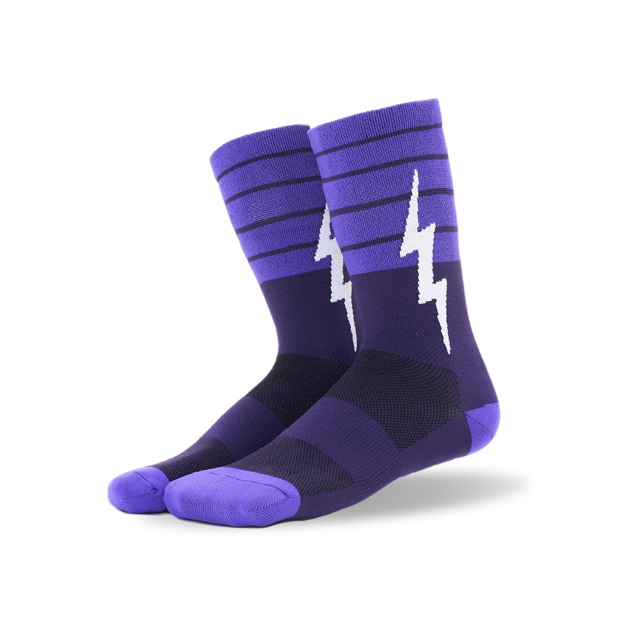 KOM Socks - Five Stripe – VOLTAGE LTD