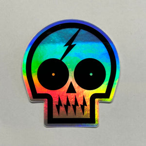 Skull Sticker - Holo