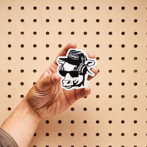 Cow-A-Bunga Sticker